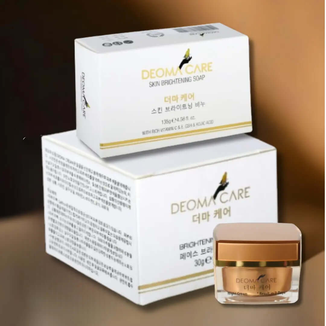 (Combo Pack) Deoma Brightening cream & Deoma Brightening soap